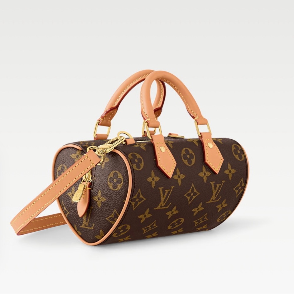 Louis Vuitton Brown Heart Nano Speedy NEW